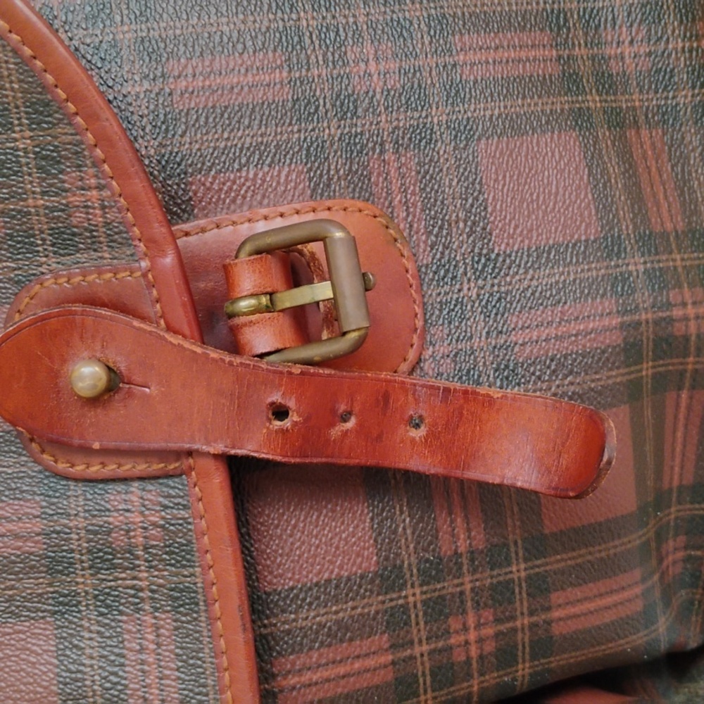 Polo Ralph Lauren Tartan Plaid Satchel. - Picture 5 of 12